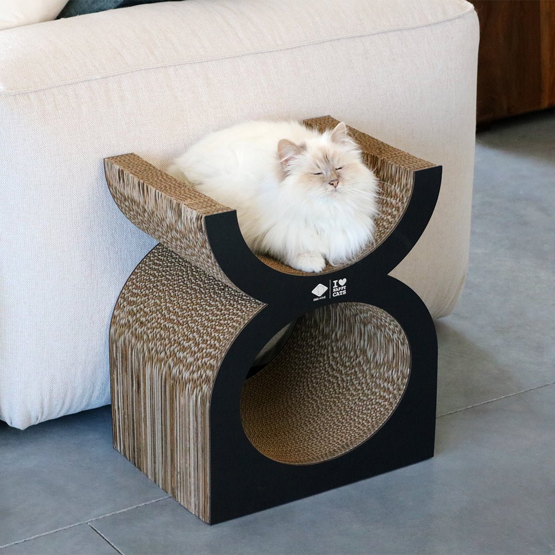 FAYE – Playground - griffoir en carton Brun/noir - Chat - FutéFAYE – Playground - griffoir en carton Brun/noirGriffoirD&D Home