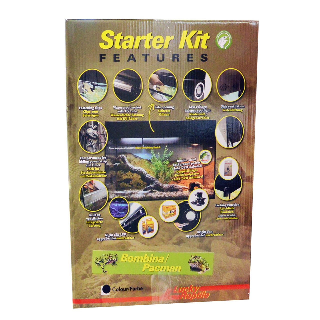 Starter Kit "Bombina/Pacman" - Chat - FutéStarter Kit "Bombina/Pacman"Lucky Reptile
