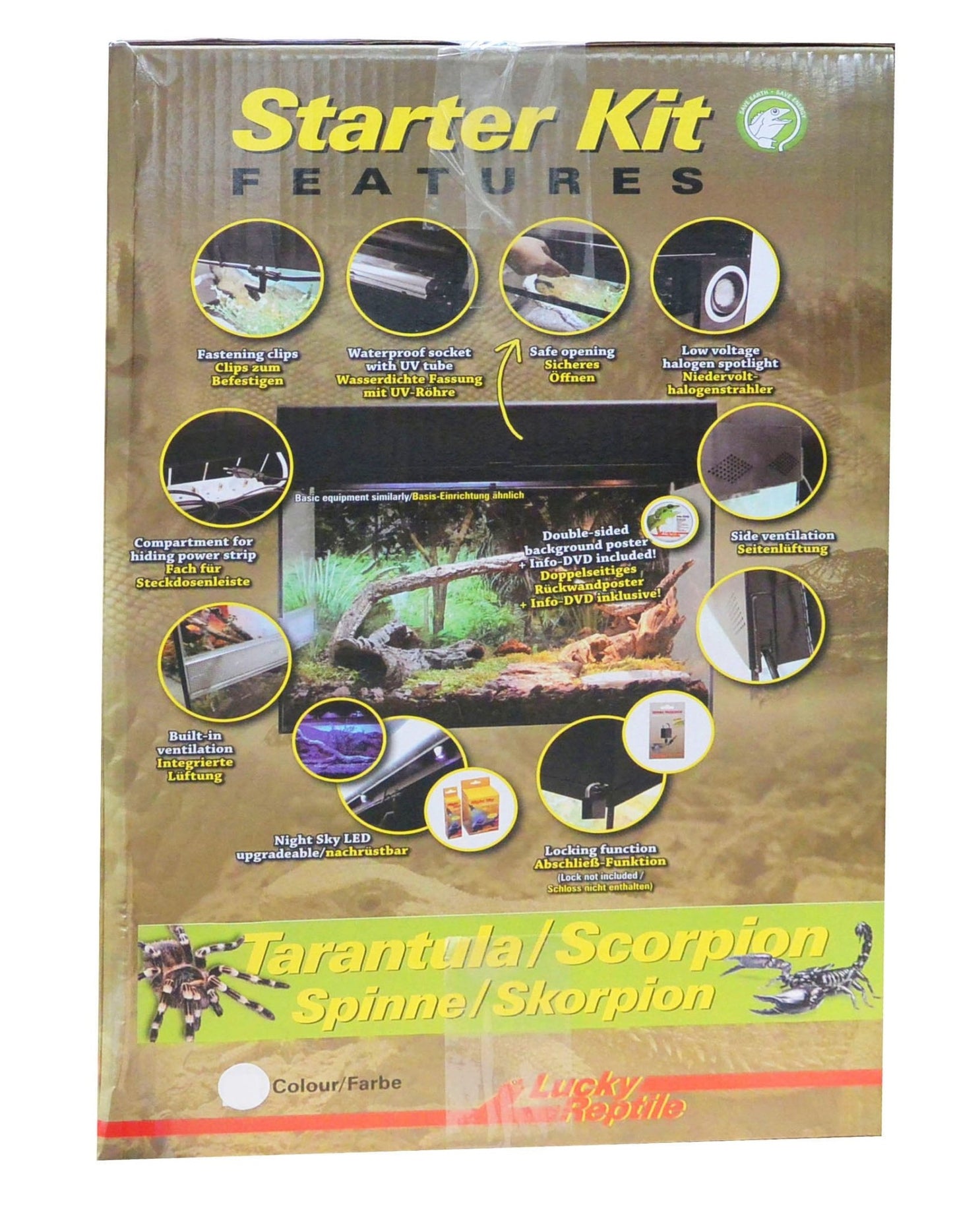 Starter Kit "Tarentule/Scorpion" - Chat - FutéStarter Kit "Tarentule/Scorpion"Lucky Reptile