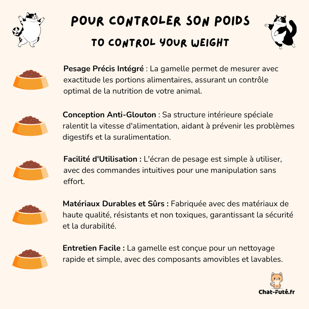 Gamelle Intelligente pour des Repas Équilibrés au Gramme Près ! - Chat - FutéGamelle Intelligente pour des Repas Équilibrés au Gramme Près !Chat - Futé