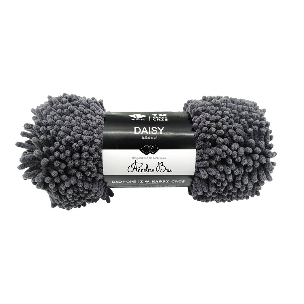 DAISY – Tapis pour bac à litière – Noir - Chat - FutéDAISY – Tapis pour bac à litière – NoirD&D Home