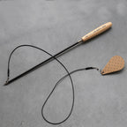 CONNOR - Canne à pêche télescopique - 3 proies Crème/noir - Chat - FutéCONNOR - Canne à pêche télescopique - 3 proies Crème/noirD&D Home