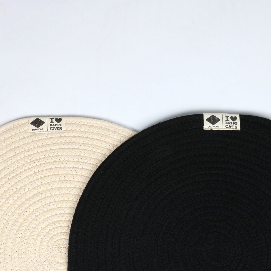 JILL - Set de table Noir - Chat - FutéJILL - Set de table NoirD&D Home