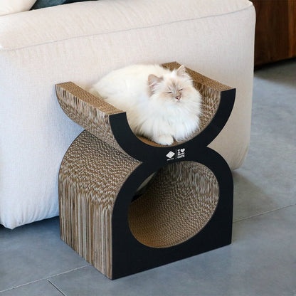 FAYE – Playground - griffoir en carton Brun/noir - Chat - FutéFAYE – Playground - griffoir en carton Brun/noirGriffoirD&D Home