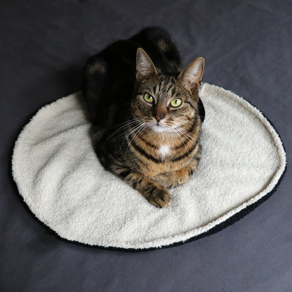MAEVE – Couverture circulaire Noir/blanc - Chat - FutéMAEVE – Couverture circulaire Noir/blancD&D Home