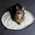 MAEVE – Couverture circulaire Noir/blanc - Chat - FutéMAEVE – Couverture circulaire Noir/blancD&D Home