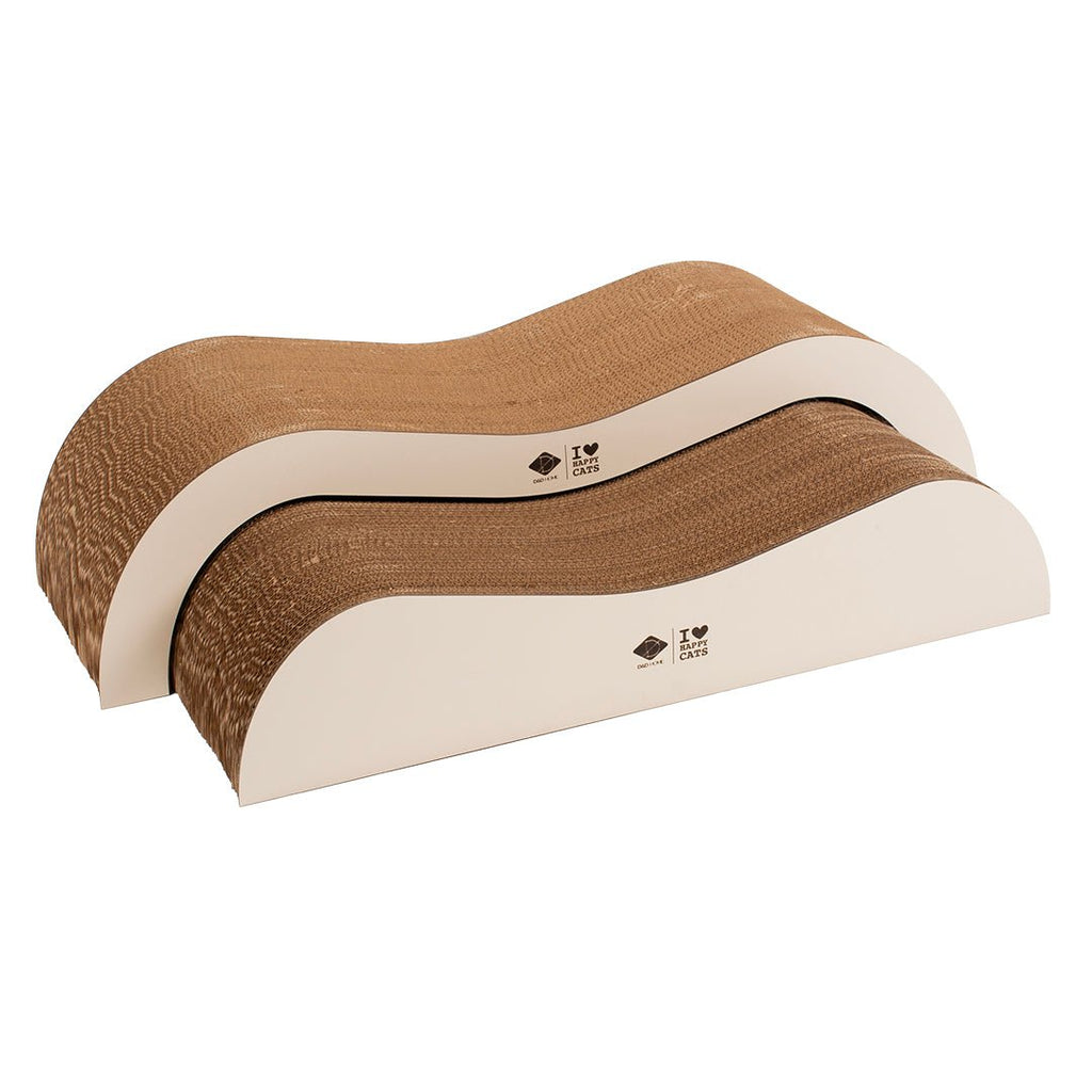 ARCHIE - fauteuil - griffoir en carton Brun/beige - Chat - FutéARCHIE - fauteuil - griffoir en carton Brun/beigeD&D Home