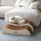 ARCHIE - fauteuil - griffoir en carton Brun/beige - Chat - FutéARCHIE - fauteuil - griffoir en carton Brun/beigeD&D Home