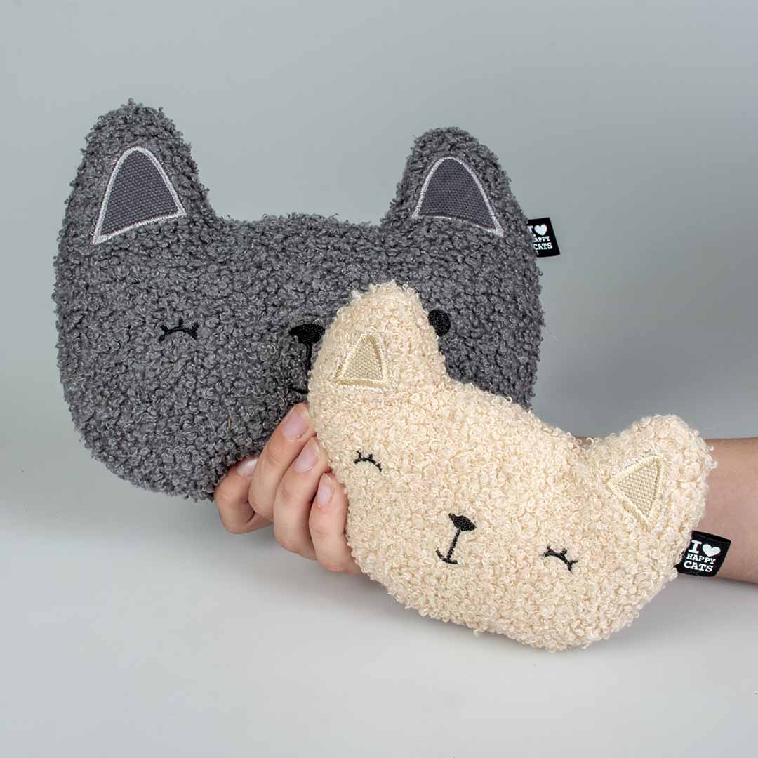 ZORAN - coussin de frappe à remplissage multiple Gris - Chat - FutéZORAN - coussin de frappe à remplissage multiple GrisD&D Home