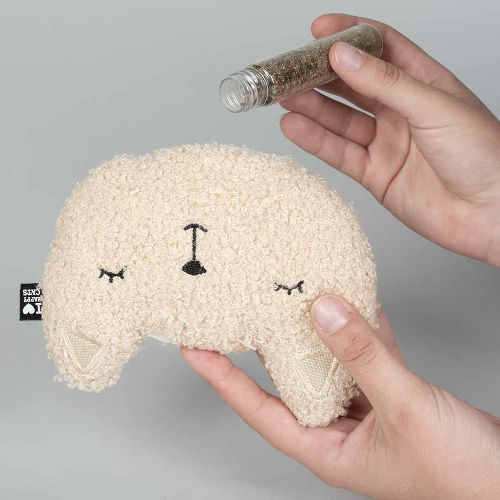 ZARA - coussin de frappe à remplissage multiple Blanc cassé - Chat - FutéZARA - coussin de frappe à remplissage multiple Blanc casséD&D Home