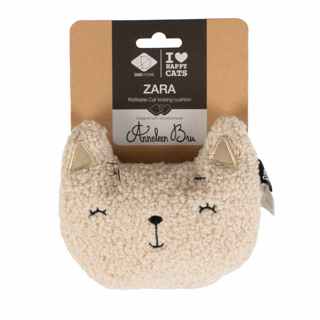 ZARA - coussin de frappe à remplissage multiple Blanc cassé - Chat - FutéZARA - coussin de frappe à remplissage multiple Blanc casséD&D Home