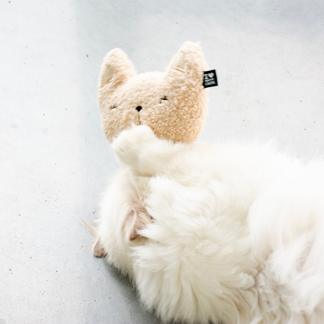 ZARA - coussin de frappe à remplissage multiple Blanc cassé - Chat - FutéZARA - coussin de frappe à remplissage multiple Blanc casséD&D Home