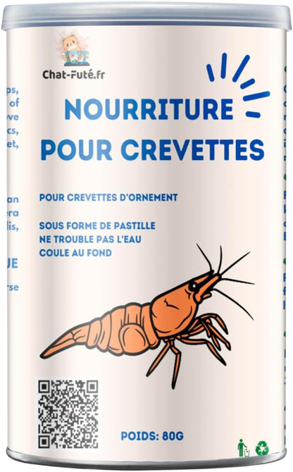 Nourriture à la Spiruline pour Crevettes et Poissons (80g) - Chat - FutéNourriture à la Spiruline pour Crevettes et Poissons (80g)Nourriture poissonChat - Futé